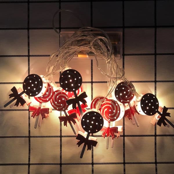 LED-julelys, trelyktstripe 2 2 2