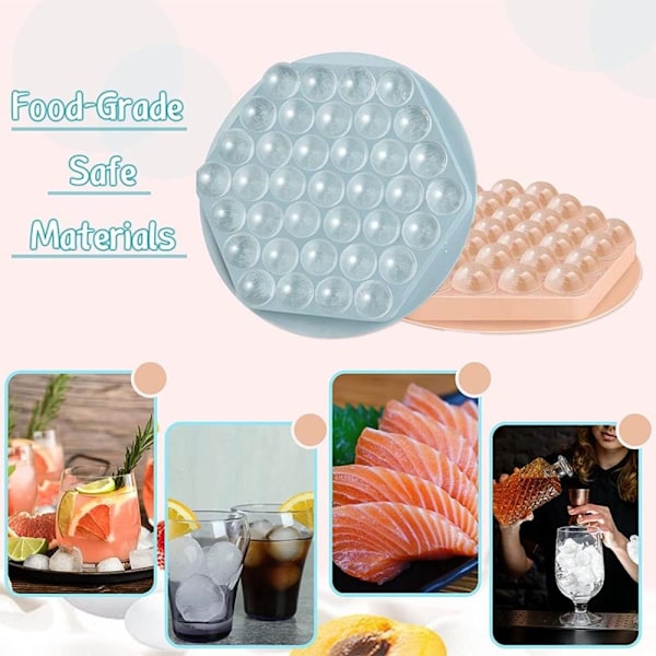 Hockey Ice Making Form Ice Cube Maker Mould BLÅ Blue