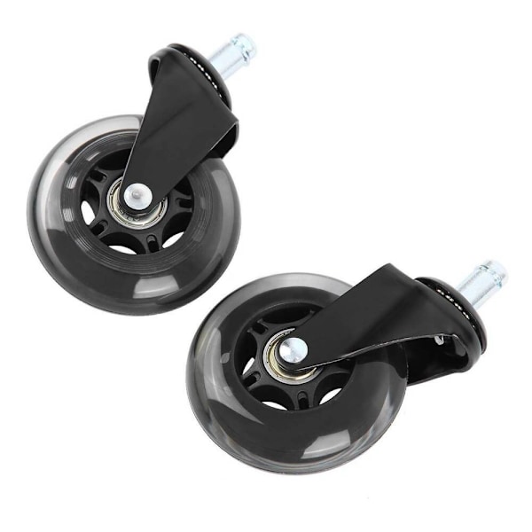 1/2 kpl Toimistotuolin pyöränpyörät Kumipyörät 2 2 inch2pcs