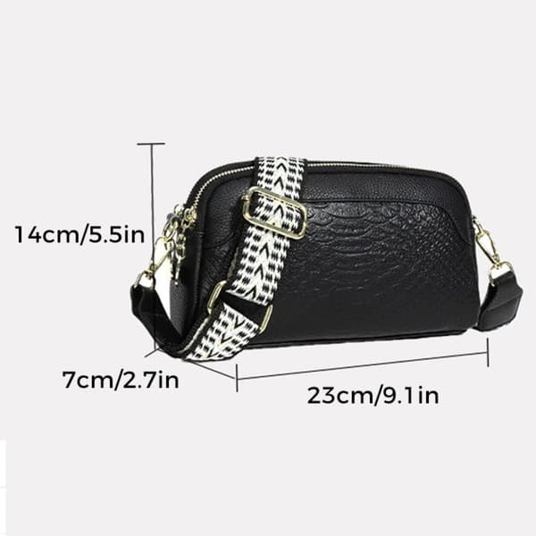 Skuldertaske Messenger Bag SORT Black