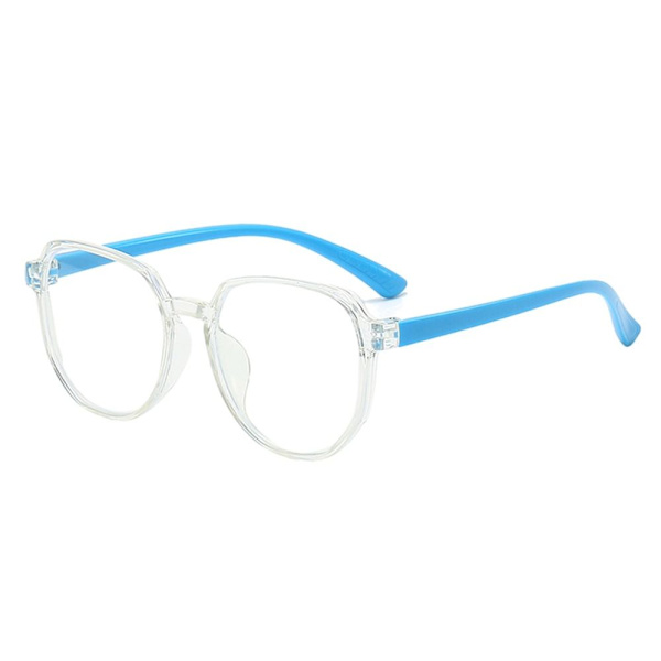 Kids Anti-Blue Light Briller Runde Briller SKY BLUE Sky blue