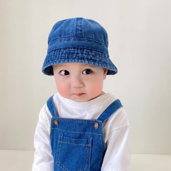 Bucket Hat Sun Cap LJUSBLÅ M Light blue M
