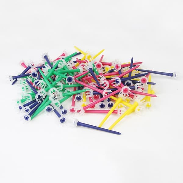10STK Golf Tees Golfholder BLÅ 80MM10STK 10STK Blue 80mm10Pcs-10Pcs