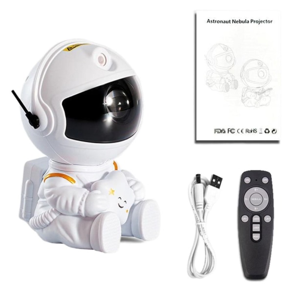 Astronaut Stars projektor projektorlampe HVIT 1 1 white 1-1