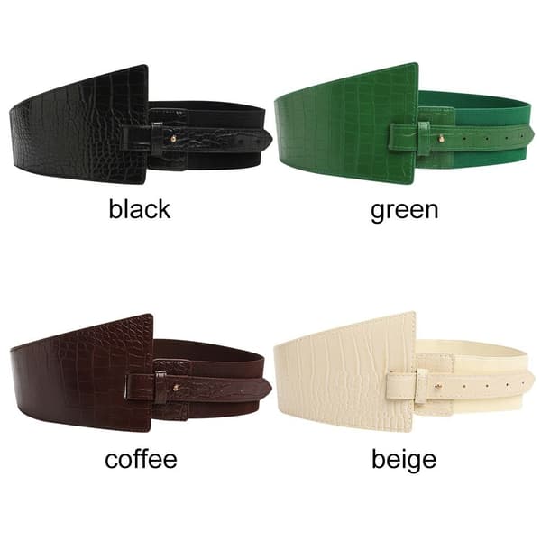Luksus brede belter Pin Spenne Cummerbunds KAFFE coffee