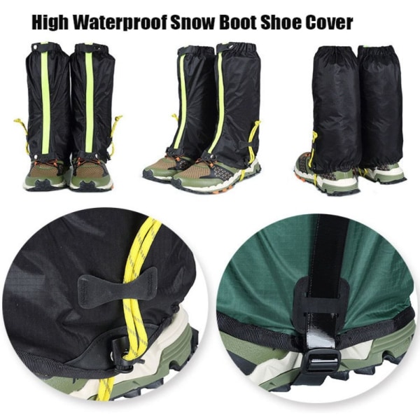 Ben Gaiters Snow Boot Shoe GRÅ DRAWSTRING DRAWSTRING Grey Drawstring-Drawstring