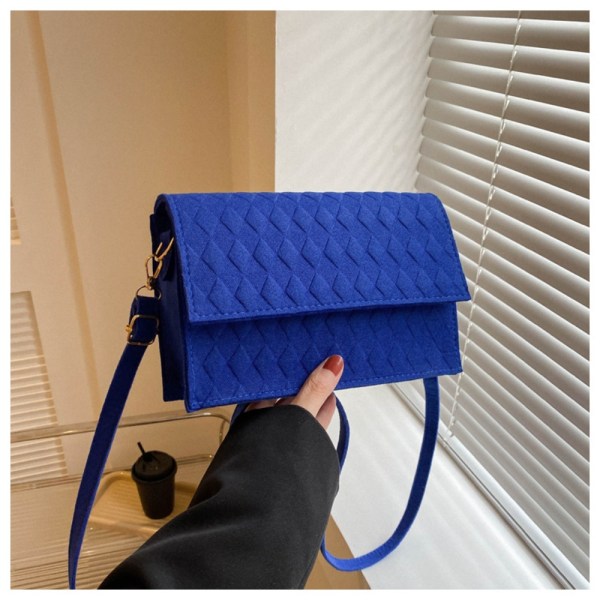 Crossbody-väska Fyrkantig väska BLÅ blue 4424 | blue | Fyndiq