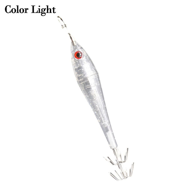 Elektronisk blixt Squid Hook Octopus Bait FÄRG LJUS FÄRG LJUS Color Light