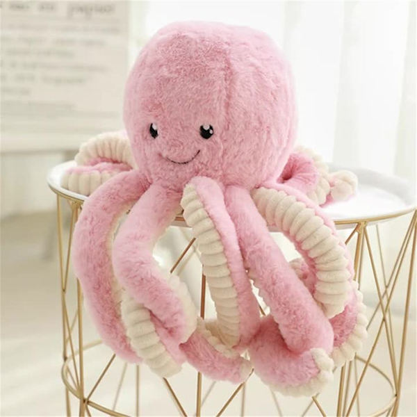 Ocean Octopus Plyschleksak VIT 40CM 40CM white 40cm-40cm