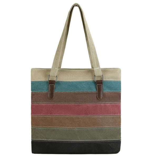 Handväska för kvinnor Canvas Bag Tote Axelväska 33X32X13CM