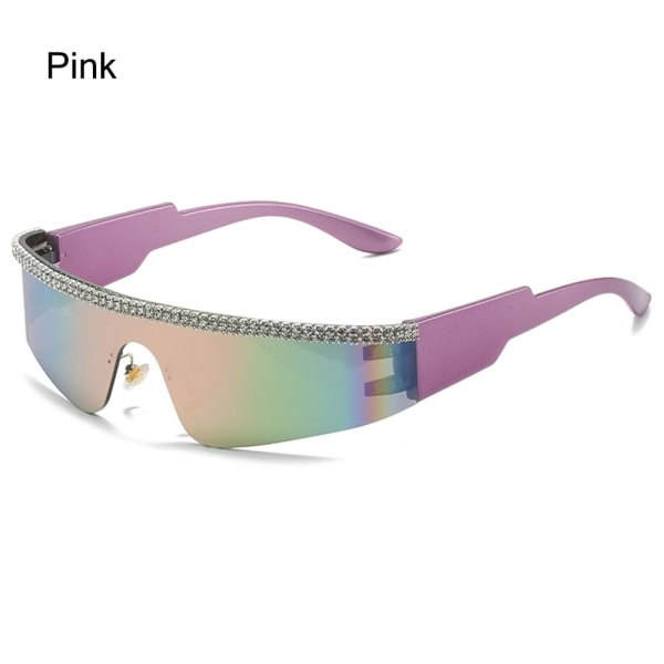 Y2K Solbriller Wrap Around Solbriller ROSA Pink