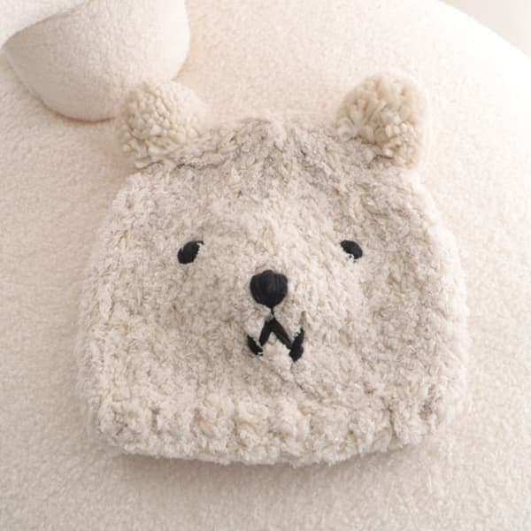 Björnhatt Ullhatt BEIGE Beige