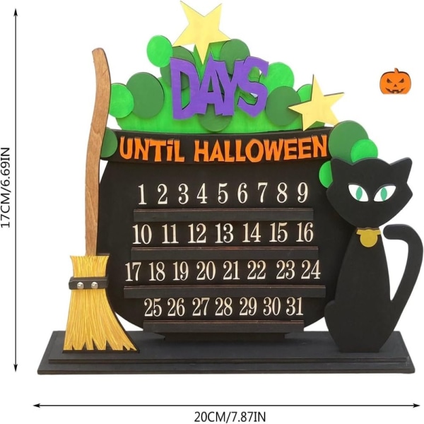 Halloween Nedtællingskalender Adventskalender Vægkalender
