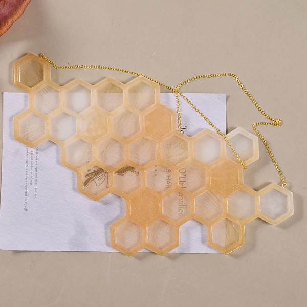 Honeycomb Forme Nøglekæde Form 1 1 1