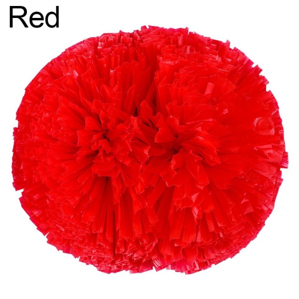 Cheerleader pompoms Cheerleading Cheering Ball RÖD Red