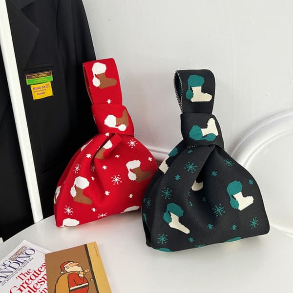 Strik Håndtaske Knot Håndledstaske SORT black