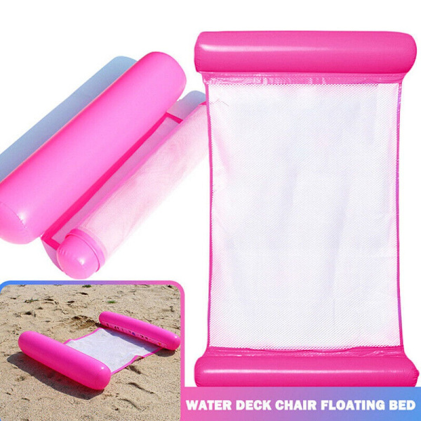 Pool Float Stol Flydende Vandhængekøje PINK Pink