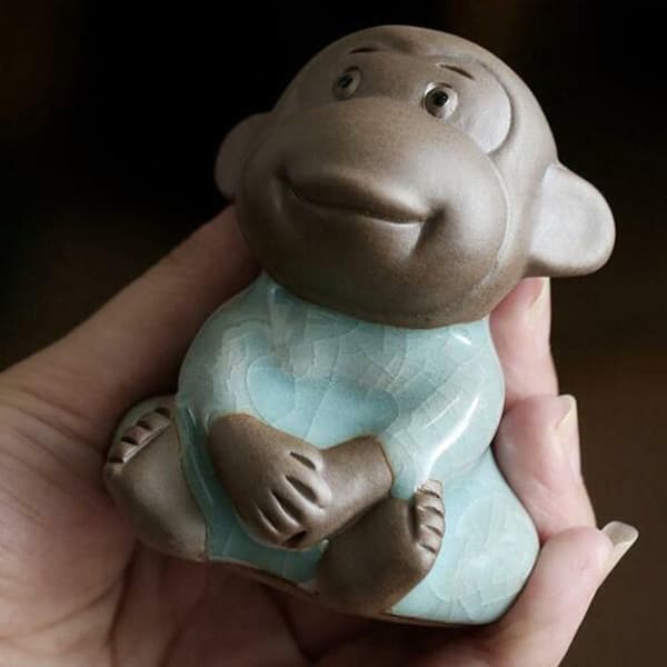Apa Ornament Apfiguriner SÄG INTE SÄG INTE Don't Say