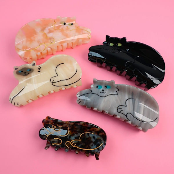 Texture Hair Claws Ragdoll Cat Amber Cat Clips 03 03 03