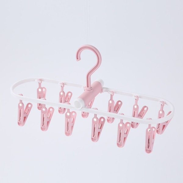 Folding Hanger Undertøy Sokker Clip ROSA pink