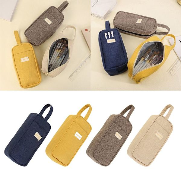 Kynälaukku Penaali CASE Yellow