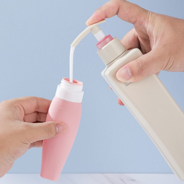 Matkapullot Uudelleentäytettävät Pullot PINK 60ML 60ML pink 60ml-60ml