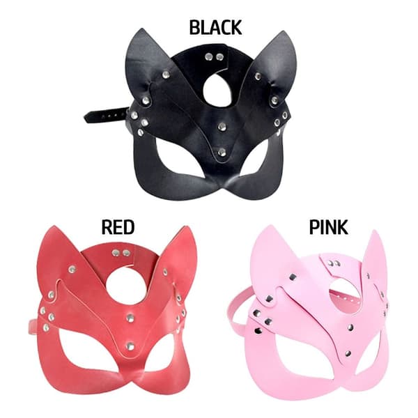 Fox Mask Eye Mask PINK pink
