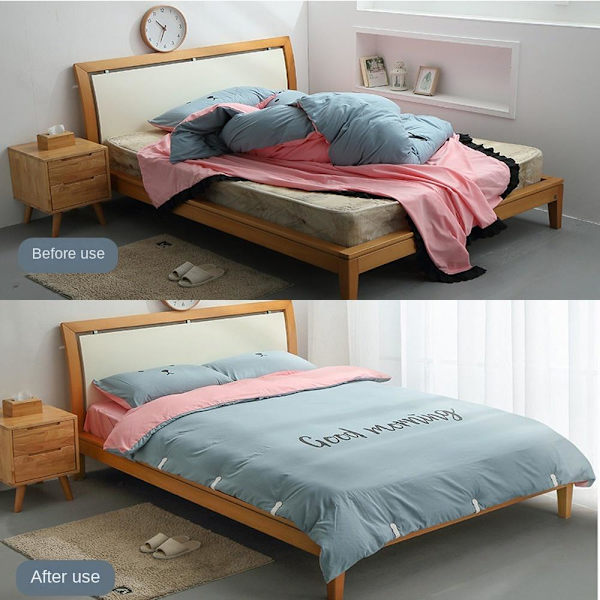 8st Duvet Clips Täckehållare Filtfästen