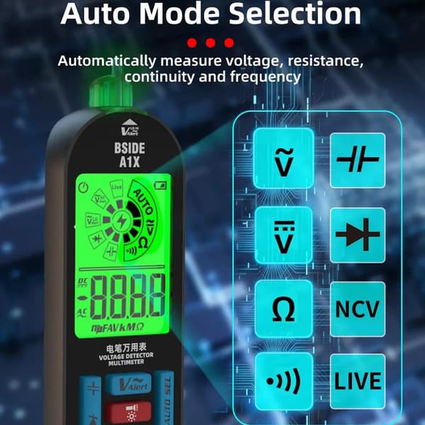 Digitalt multimeter bruddpunktmåler A1X A1X A1X
