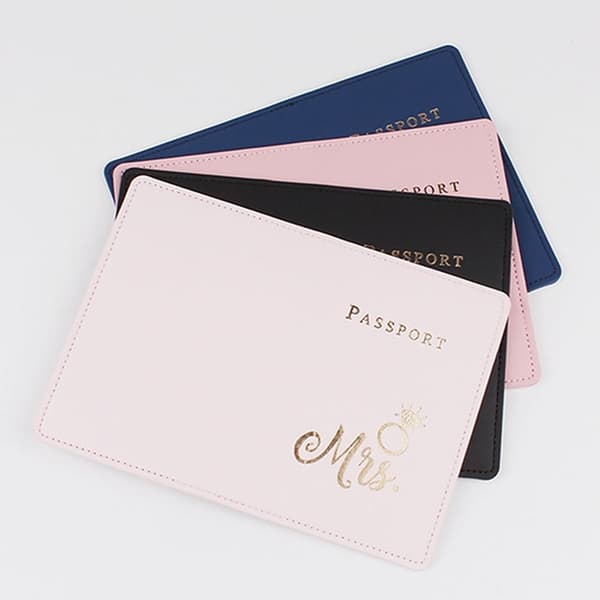 Passdeksel Kredittkort Passholder LYSROSA Light Pink