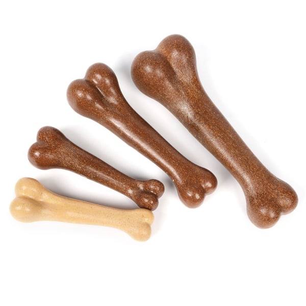 Pet Dog Chew Toys Tandrengöringsleksaker BRUN 18,5CM Brown 18.5cm