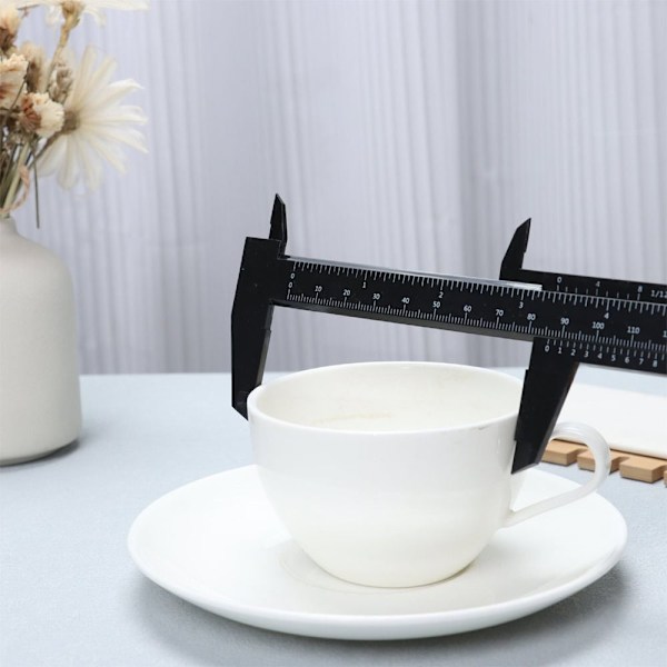 10 Pack Mini Caliper Vernier Caliper Dobbeltskala
