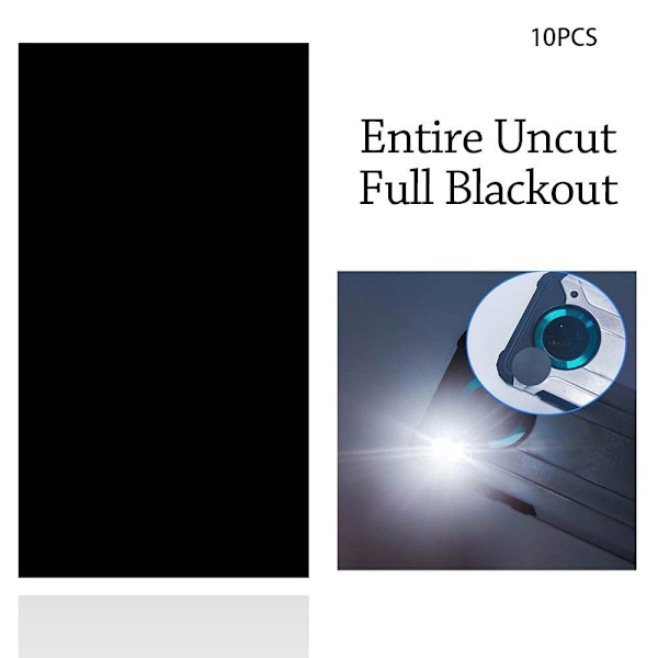 10 STK Auto Stickers Blackout Stickers B(FULD SHADING) B(FULD B(full shading)