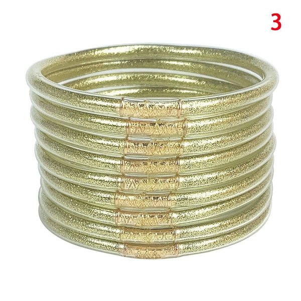 9st/ set Armband Set Silikonarmband 3 3 3