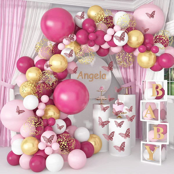 18 tommer rosenrød ballon pige fødselsdag bryllup dekoration