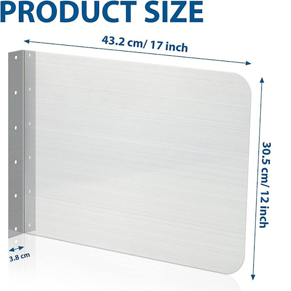 Sivuroiskesuoja, altaan jakaja 17X12TUUMA 17X12TUUMA 17x12inch