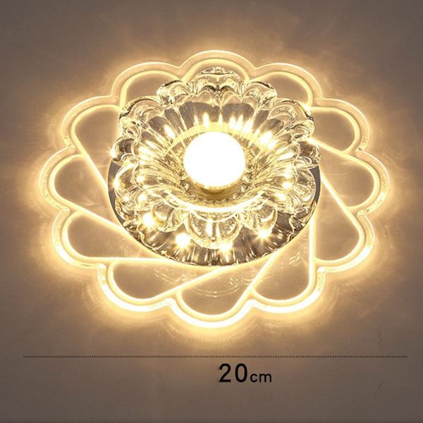 LED Crystal Ceiling Lights Lysekrone Lampe VARMT LYS VARMT LYS Warm Light