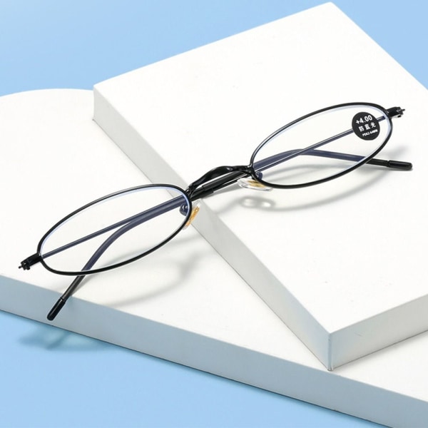Lesebriller med anti-blått lys Firkantede briller SVART Black Strength 250