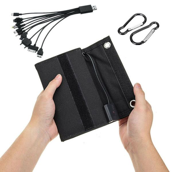 70W USB Vikbar Solpanel