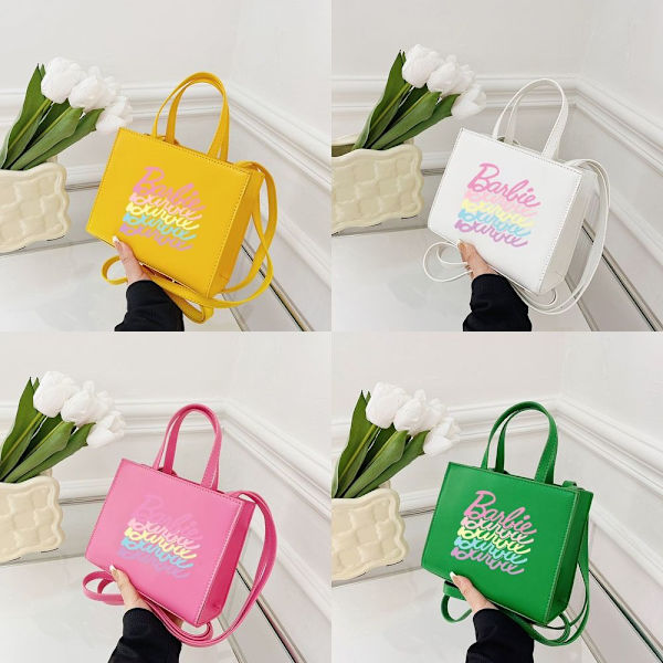 Barbie Graffiti Kangaskassi Barbie Käsilaukku KHAKI khaki