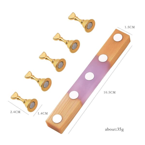 Logg Nail Stand Nail Art Practice Base HVIT white