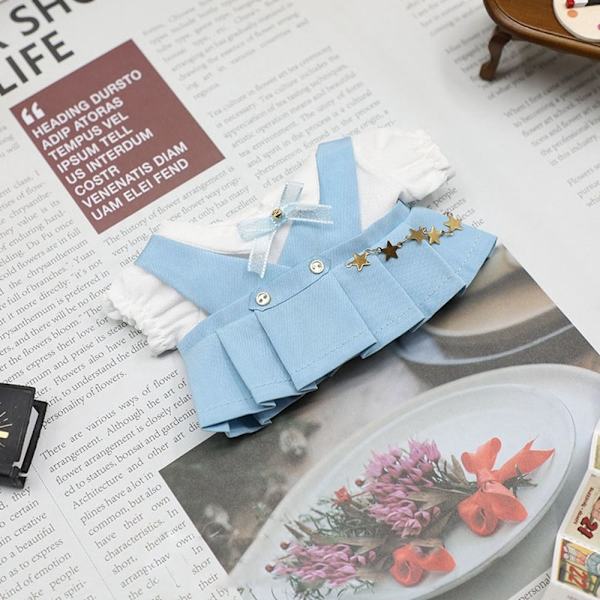 Doll Clothes T-paita Mekko VAALEENSININEN Light Blue