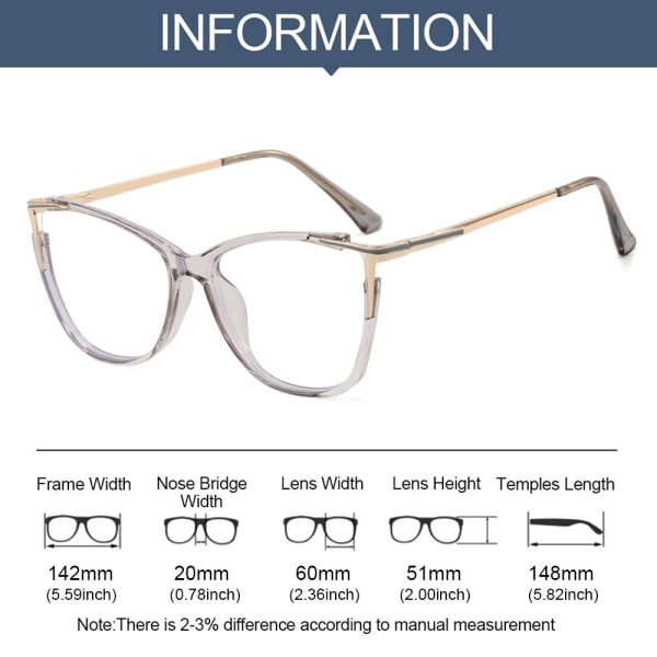 Anti-Blue Light Glasses Square Eyeglasses 2 2 2