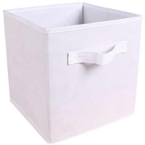Canvas förvaring Viklåda VIT white