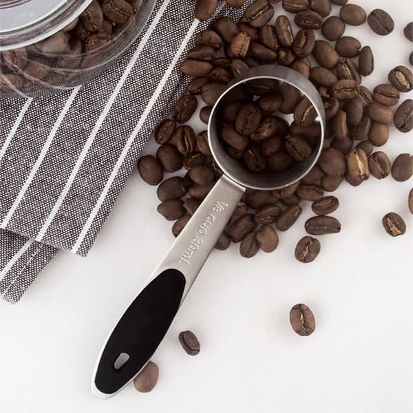 Måling af kaffeskeer spiseskeer 2 2 2
