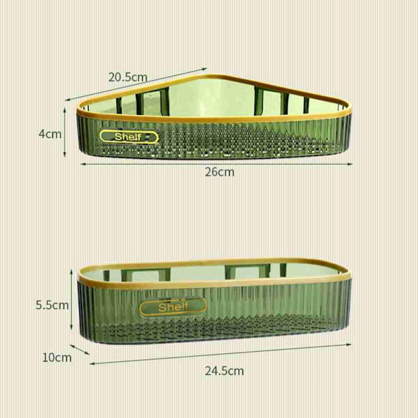 Badeværelseshylde Makeup Opbevaring Organizer FARVE 3 FARVE 3 color 3