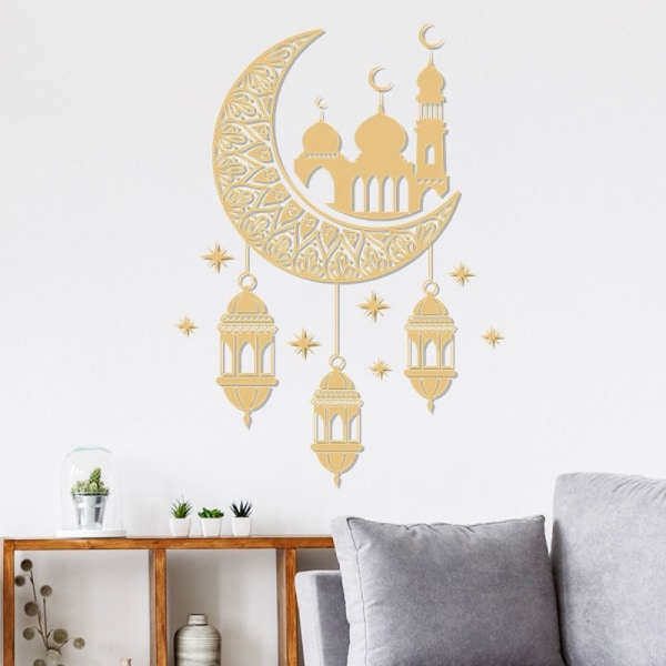 Eid Mubarak Stickers Väggdekaler Ramadan Decor