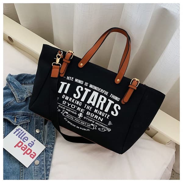 Crossbody Bag Canvas Bag BLÅ BLUE