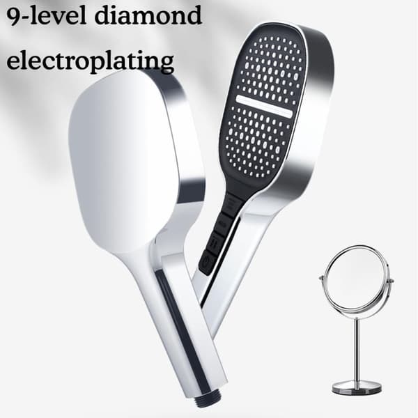 Dusjhode Vannbesparende sprinkler SØLV silver