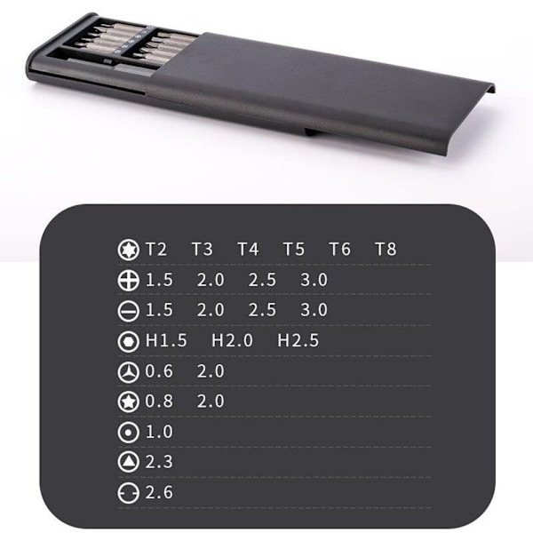 Precisionsskruvmejselsats 25 i 1 set